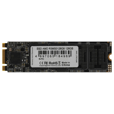 Твердотельный накопитель SSD AMD Radeon M2.2280 128GB R3 Series