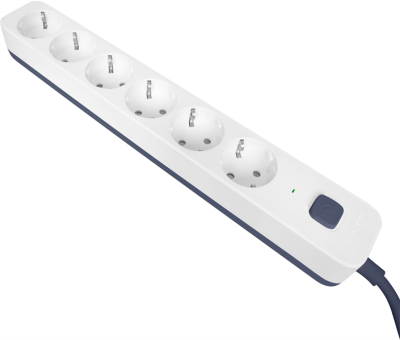 Аксессуар к источникам бесперебойного питания Powercom сетевой фильтр, 5 метра, 6 розеток, 16А/4кВт, cечение провода: 3х1,5мм2, цвет белый, 1 год гарантии (SP-06W 5,0 m)
