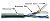 Кабель информационный Lanmaster TWT-5EUTP2-GY кат.5 U/UTP не экранированный 2X2X24AWG PVC внутренний 305м серый