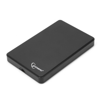 Внешний корпус 2.5" Gembird EE2-U2S-40P, черный, USB 2.0, SATA, пластик Gembird  {100}