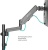 Кронштейн для мониторов Onkron G70 черный 13"-34" макс.8кг настольный поворот и наклон верт.перемещ.