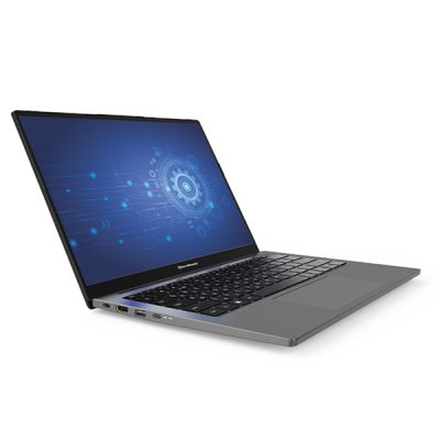 Ноутбук Kraftway KraftBook 14" OLED (1920x1200) IPS 400cd,Core i5-1235U,8Gb DDR4-3200,256Gb SSD(2),Wi-Fi 6+BT,Metal case,web,2хUSB,2xUSB-C,HDMI,RJ45,1.45kg,Grey,noOS, 1г  МИНПРОМТОРГ (МПТ)