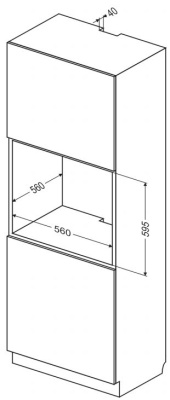 Встраиваемые электрические духовки HANSA Hansa Quadrum BOEW64111
