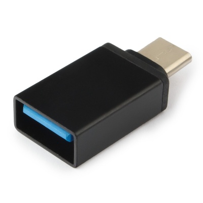 Переходник USB3.0 Гарнизон GCC-A-USB3-CMAF, Type-C(M)/AF, с поддержкой OTG, черн, пакет