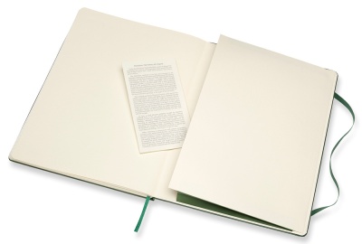 Блокнот Moleskine CLASSIC QP091K15 XLarge 190х250мм 192стр. клетка твердая обложка зеленый