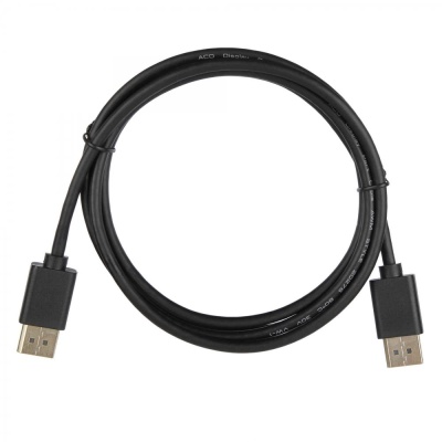 Кабель ACD Кабель ACD-DDPM2-18B |ACD-DDPM2-18B| DisplayPort 1.2, Golden Plated,20m/20m, Черный, 1.8м (742354)
