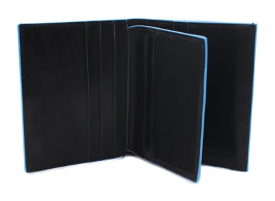 Чехол для кредитных карт Piquadro Blue Square PP1518B2/N черный натур.кожа
