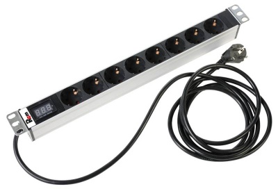 Блок распределения питания Rem R-16-8S-AM-440-3 гор.размещ. 8xSchuko базовые 16A Schuko 3м