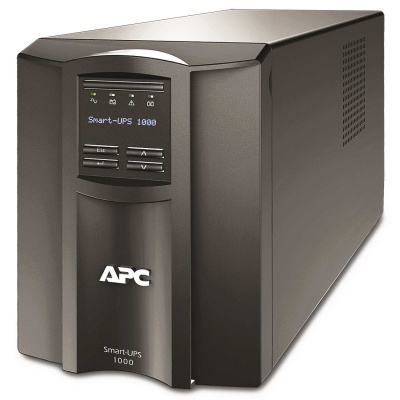 APC Smart-UPS, Line Interactive, 1000VA, Tower, 230V, 8x IEC C13 outlets, SmartConnect Port+SmartSlot, AVR, LCD
