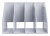 Лоток вертикальный Deli 78996LT-GREY 4отд. складной 332x256x243мм серый пластик