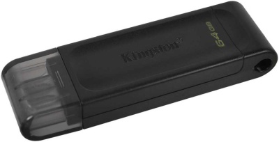 Флеш Диск Kingston 32Gb DataTraveler 70 Type-C DT70/32GB USB3.0 черный