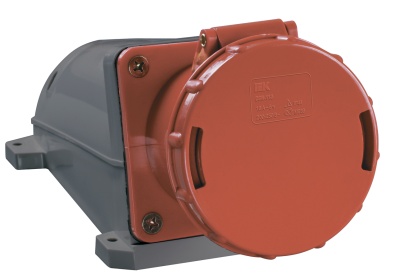 Iek PSR12-063-4 Розетка 134 стационарная 3Р + РЕ 63А 380В IP54 ИЭК