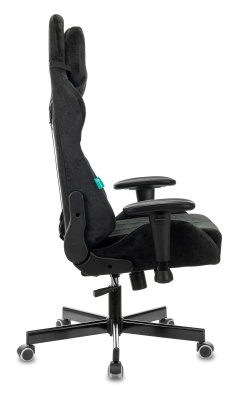 Кресло игровое Бюрократ VIKING KNIGHT Fabric черный Light-20 с подголов. крестовина металл