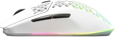 Мышь Steelseries Aerox 3 белый оптическая (18000dpi) беспроводная BT/Radio USB-C/BT