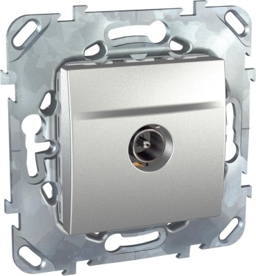 UNICAtop Розетка телевизионная TV в рамку алюминий