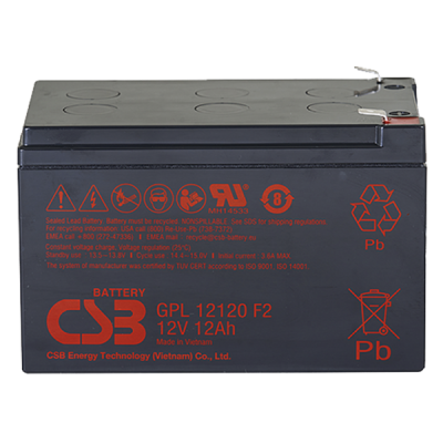 Акб CSB Аккумуляторная батарея для ИБП (10-12 лет) (12V / 12Ah) (GPL12120 F2 CSB)