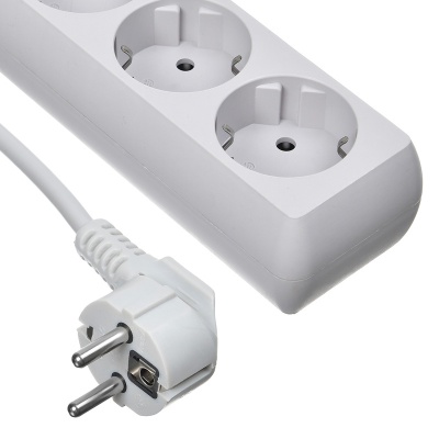 Сетевой фильтр Buro 300SL-5-G 5м (3 розетки) серый (пакет ПЭ)