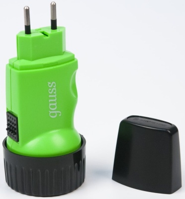 Фонарь ручной Gauss GFL103 черный 1Вт лам.:светодиод. (GF103)