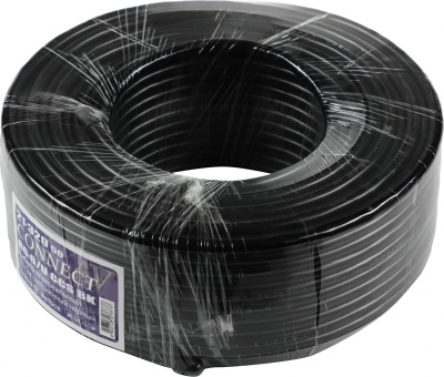 Кабель соединительный антенный Premier 21-320 50м. (катушка:50м) черный (21-320 50)