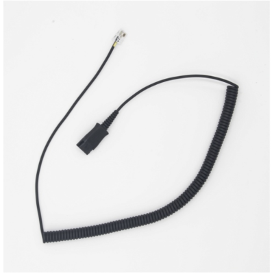 VT Шнур-переходник QD — RJ9 (03) для подключения гарнитур VT к IP-телефонам Yealink, Grandstream, Huawei ,Htek, Xorcom, Siemens, Snom, шт (QD(P)-RJ9(03))