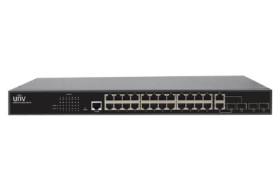 Uniview Коммутатор 24*1000Mbps ports (RJ45)+2*1000Mbps Fiber(SFP) ports+2G Combo portsStandards IEEE802.3, IEEE802.3u, IEEE802.3z,IEEE802.3ab, IEEE802.3xSwitching capacity 56GbpsForwarding performance (NSW5110-24GT4GP-IN)