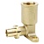 Угол VARMEGA Slide-fit настенный (водороз.) ВР, 16x1/2", Н-55мм, удл., с креп., акс., латунь, VM5162