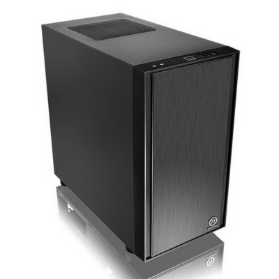 Корпус Thermaltake Versa H17 черный без БП mATX 2xUSB2.0 1xUSB3.0 audio bott PSU