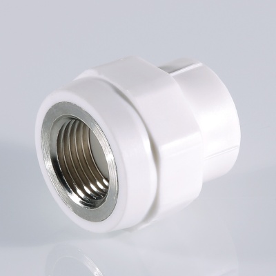 Муфта комбинированная 25x1/2' ВР полипропиленовая PPR белая