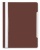 Папка-скоросшиватель Бюрократ -PS20BROWN A4 прозрач.верх.лист пластик коричневый 0.12/0.16