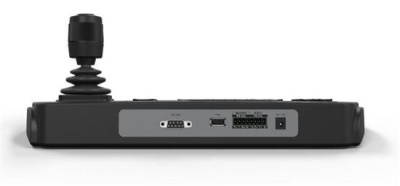 Клавиатура управления, LCD-экран с разрешением 128х64, 4-х позиционный джойстик, 1 RS-232, 1 RS-422, 1 RS-485, 1 USB, DC12В, 4.5Вт, -10...+55°C, 435х193х110мм Hikvision DS-1006KI