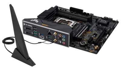 Материнская плата ASUS TUF GAMING B660M-PLUS WIFI, LGA1700, B660, 4*DDR5, DP+HDMI, CrossFireX, SATA3 + RAID, Audio, Gb LAN, USB 3.2*6, USB 2.0*6, COM*1 header (w/o cable), mATX ; 90MB1AZ0-M0EAY0 (TUF GAMING B660M-PLUS WIFI)