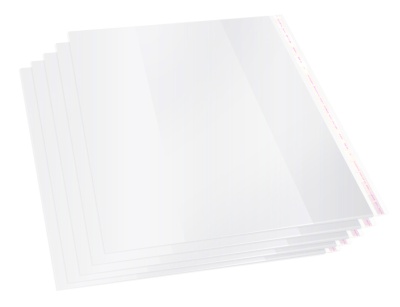 Обложка Silwerhof 382174 Монстрики для учебника с липк.сл. (набор 10шт) ПП 70мкм гладкая прозр. 250х380мм