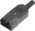 Вилка Lanmaster LAN-IEC-320-C14 IEC 60320 C14 10A 250V black Вилка Lanmaster LAN-IEC-320-C14 IEC 60320 C14 10A 250V black