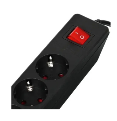 SVEN Фильтр Optima Optima 3,0 м (6 розеток с защитными шторками) черный, цветная коробка [SV-021023]