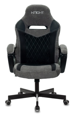 Кресло игровое Бюрократ VIKING 6 KNIGHT Fabric черный с подголов. крестовина металл