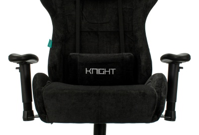 Кресло игровое Бюрократ VIKING KNIGHT Fabric черный Light-20 с подголов. крестовина металл