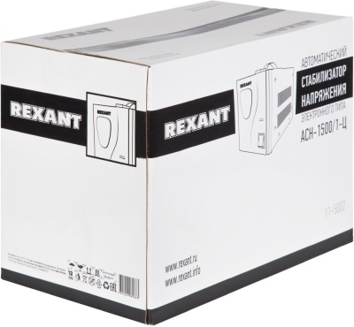Стабилизатор напряжения Rexant AСН-1 500/1-Ц электронный однофазный серый