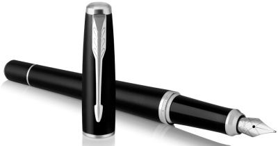 Ручка перьев. Parker Urban Core F309 (CW1931592) Muted Black CT F сталь нержавеющая подар.кор.