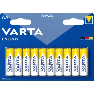 Батарейка Varta ENERGY LR6 AA BL10 Alkaline 1.5V (4106) (10/200/36000) Varta ENERGY LR6 AA (04106229491)