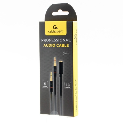Кабель Cablexpert Кабель аудио Cablexpert CCAB-02-35F2M-0.2MB. 3.5 джек 4pin(F)/2х 3.5 джек(M) наушники и микрофон, 0.2м, белый, блистер RTL {200}