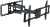 Кронштейн для телевизора Kromax ATLANTIS-70 черный 32"-75" макс.101кг настенный поворотно-выдвижной и наклонный Кронштейн для телевизора Kromax ATLANTIS-70 черный 32"-75" макс.101кг настенный поворотно-выдвижной и наклонный