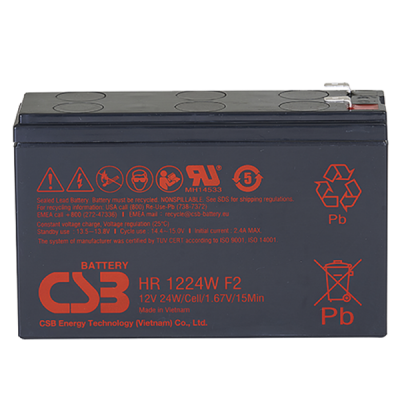 Акб CSB Аккумуляторная батарея для ИБП (12V/6Ah) (HR1224W F2 F1 CSB)