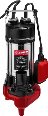 Садовый насос фекальный Зубр НПФ-450 450Вт 15000л/час