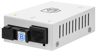 SNR Медиаконвертер 10/100-Base-T / 100Base-FX, Tx/Rx: 1550/1310нм (SNR-CVT-100B-mini)