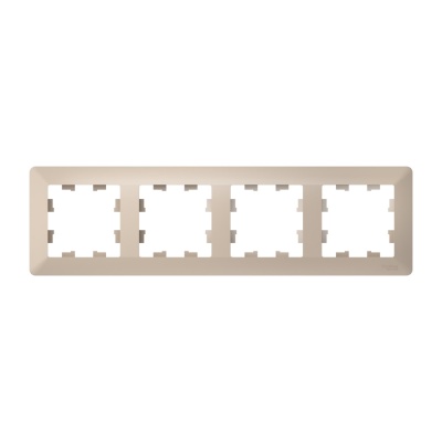 ATLASDESIGN AIR 4-постовая РАМКА, ПЕСОЧНЫЙ/дымчатый белый