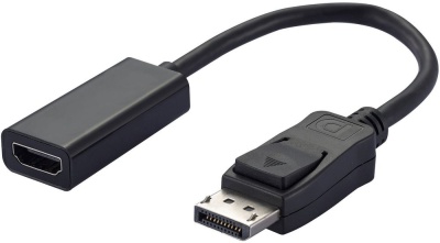 Переходник 0.1m Active DisplayPort/HDMI v1.2/v1.4 20M/19F Greenconnect GCR-ADP2MHD Greenconnect DisplayPort (m) - HDMI (f) 0.1м (GCR-ADP2MHD)