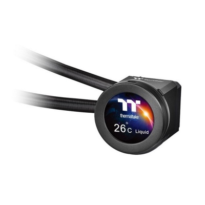 TOUGHLIQUID Ultra 360 [CL-W323-PL12GM-B] All-In-One Liquid Cooling System,Water Block 2.1" LCD,Fan 120*3,PWM 500~2500rpm/Gray/Intel LGA 1700 supported