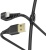 Кабель Hama 00187221 Lightning (m) угловой USB 2.0 (m) 1.5м черный