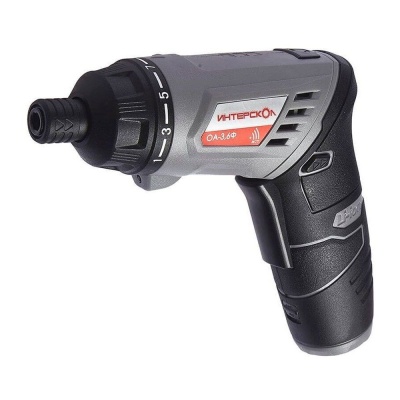 Шуруповерт Интерскол ОА-3.6Ф аккум. патрон:держатель бит 1/4"
