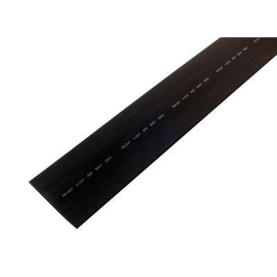 Трубка термоусадочная 50.0/25.0 1м черн. Rexant 25-0006